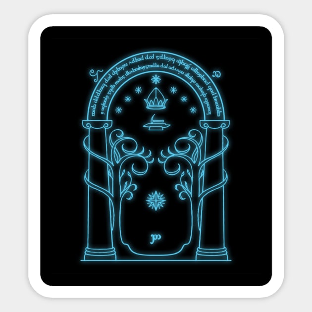 Moria Door Sticker by selmaeelsharon